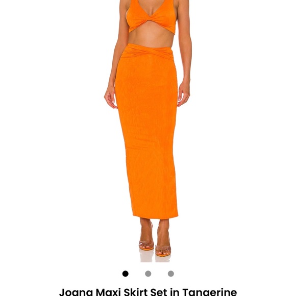 superdown Orange Skirt Set - Picture 3 of 5